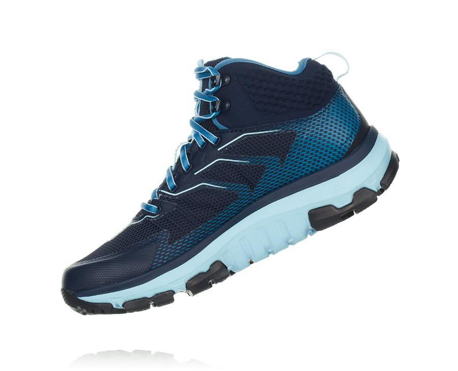 Hoka Australia One One Toa GORE-TEX - Womens Hiking Boots Blue - LNJWB-8970